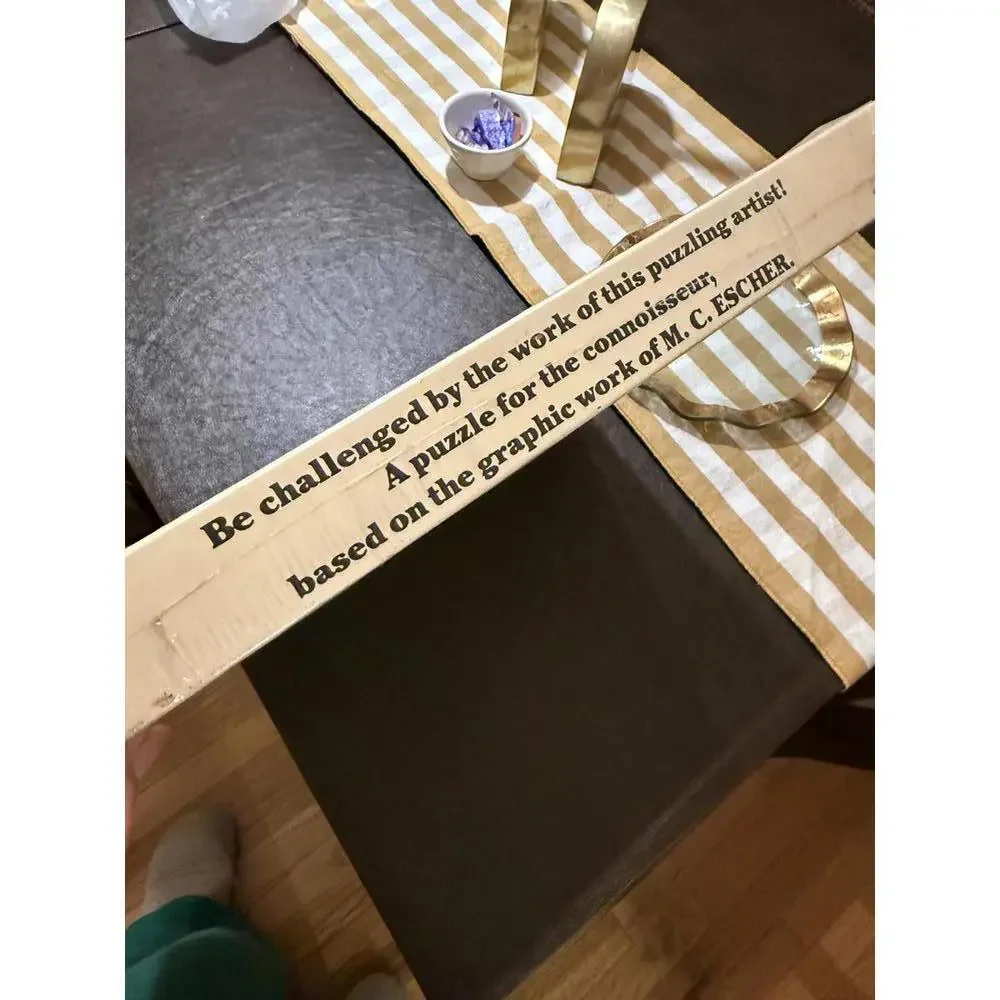 VTG M.C. Escher Jigsaw Puzzle Collection - Three Worlds - Sealed - Picture 2 of 5